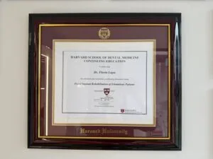 Dr. Lupu - Harvard School of Dental Medicine (Fixed Implant Rehabilitation of Edentulous Patients) 2025