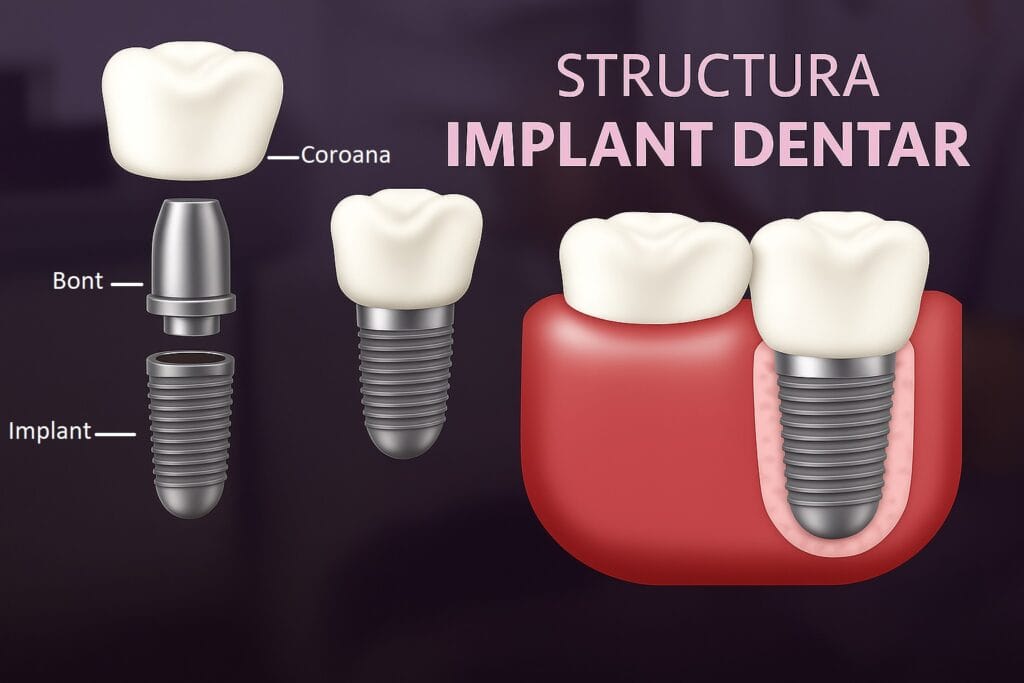 Strucutră implant dentar